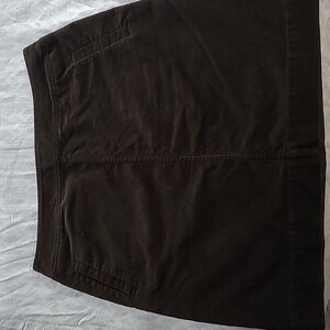 Brown corduroy skirt